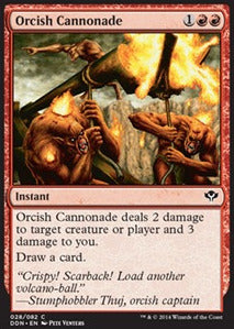 Orcish Cannonade⁣ - Duel Decks: Speed vs. Cunning⁣ (Common)⁣ [28]