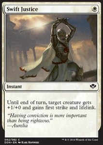 Swift Justice⁣ - Duel Decks: Speed vs. Cunning⁣ (Common)⁣ [62]