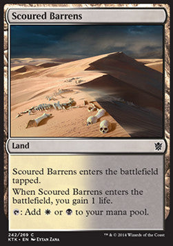 Scoured Barrens⁣ - Khans of Tarkir⁣ (Common)⁣ [242]