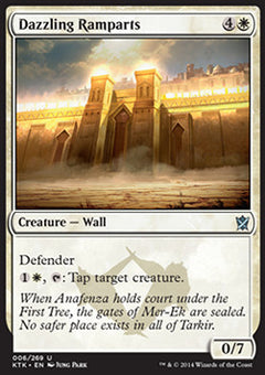 Dazzling Ramparts⁣ - Khans of Tarkir⁣ (Uncommon)⁣ [6]