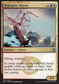 Highspire Mantis⁣ - Khans of Tarkir⁣ (Uncommon)⁣ [177]