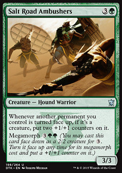 Salt Road Ambushers⁣ - Dragons of Tarkir⁣ (Uncommon)⁣ [198]