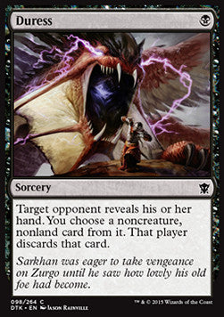 Duress⁣ - Dragons of Tarkir⁣ (Common)⁣ [98]