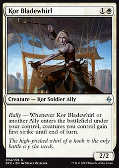Kor Bladewhirl⁣ - Battle for Zendikar⁣ (Uncommon)⁣ [34]