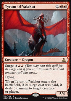 Tyrant of Valakut⁣ - Oath of the Gatewatch⁣ (Rare)⁣ [119]