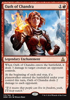 Oath of Chandra⁣ - Oath of the Gatewatch⁣ (Rare)⁣ [113]