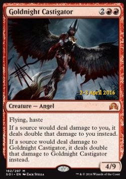 Goldnight Castigator⁣ - Shadows over Innistrad: Promos⁣ (Mythic)⁣ [162]