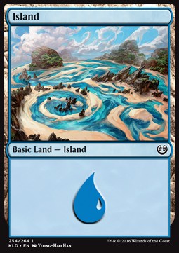 Island (V.2)⁣ - Kaladesh⁣ (Land)⁣ [254]