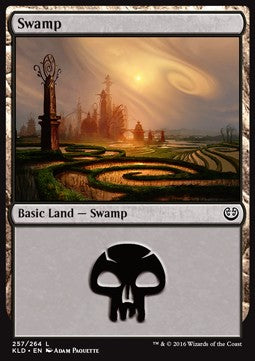 Swamp (V.2)⁣ - Kaladesh⁣ (Land)⁣ [257]