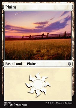 Plains (V.2)⁣ - Commander 2016⁣ (Land)⁣ [338]