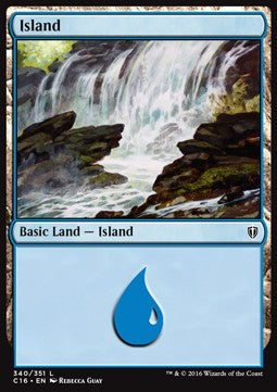 Island (V.1)⁣ - Commander 2016⁣ (Land)⁣ [340]
