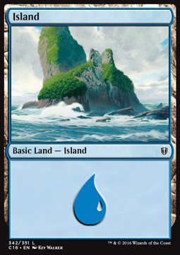 Island (V.3)⁣ - Commander 2016⁣ (Land)⁣ [342]