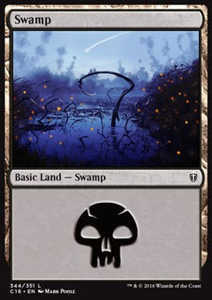 Swamp (V.2)⁣ - Commander 2016⁣ (Land)⁣ [344]