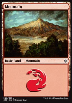 Mountain (V.1)⁣ - Commander 2016⁣ (Land)⁣ [346]