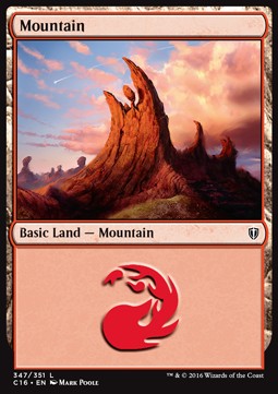 Mountain (V.2)⁣ - Commander 2016⁣ (Land)⁣ [347]