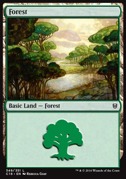 Forest (V.1)⁣ - Commander 2016⁣ (Land)⁣ [349]
