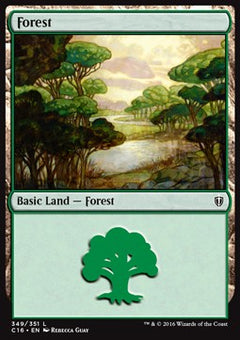 Forest (V.1)⁣ - Commander 2016⁣ (Land)⁣ [349]