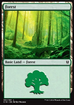 Forest (V.3)⁣ - Commander 2016⁣ (Land)⁣ [351]