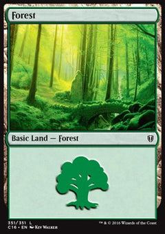 Forest (V.3)⁣ - Commander 2016⁣ (Land)⁣ [351]