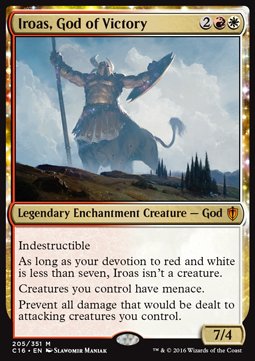 Iroas, God of Victory⁣ - Commander 2016⁣ (Mythic)⁣ [205]