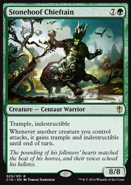 Stonehoof Chieftain⁣ - Commander 2016⁣ (Rare)⁣ [25]