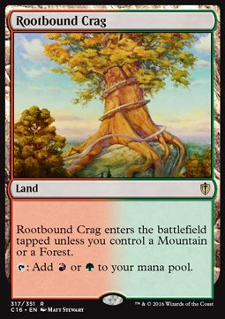 Rootbound Crag⁣ - Commander 2016⁣ (Rare)⁣ [317]