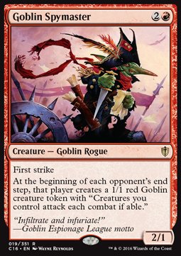 Goblin Spymaster⁣ - Commander 2016⁣ (Rare)⁣ [19]