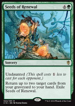 Seeds of Renewal⁣ - Commander 2016⁣ (Rare)⁣ [24]
