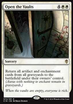 Open the Vaults⁣ - Commander 2016⁣ (Rare)⁣ [72]