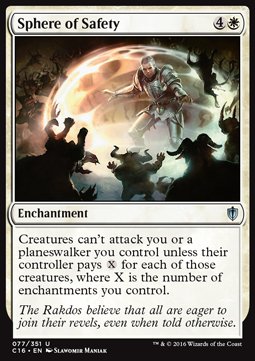 Sphere of Safety⁣ - Commander 2016⁣ (Uncommon)⁣ [77]