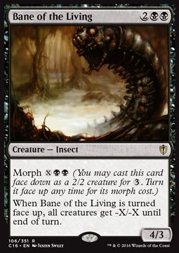 Bane of the Living⁣ - Commander 2016⁣ (Rare)⁣ [106]