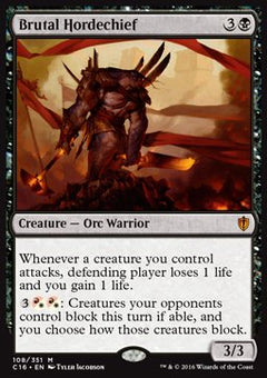 Brutal Hordechief⁣ - Commander 2016⁣ (Mythic)⁣ [108]