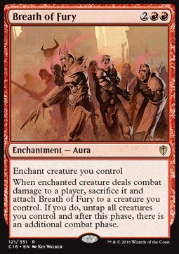Breath of Fury⁣ - Commander 2016⁣ (Rare)⁣ [121]
