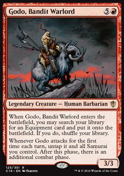 Godo, Bandit Warlord⁣ - Commander 2016⁣ (Rare)⁣ [125]