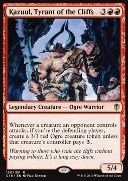 Kazuul, Tyrant of the Cliffs⁣ - Commander 2016⁣ (Rare)⁣ [130]