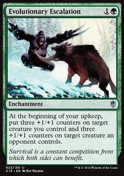 Evolutionary Escalation⁣ - Commander 2016⁣ (Uncommon)⁣ [22]