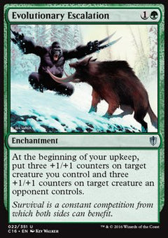 Evolutionary Escalation⁣ - Commander 2016⁣ (Uncommon)⁣ [22]