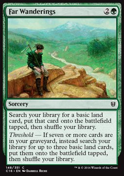 Far Wanderings⁣ - Commander 2016⁣ (Common)⁣ [148]