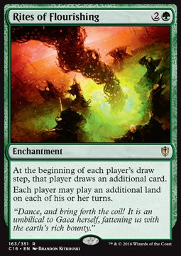 Rites of Flourishing⁣ - Commander 2016⁣ (Rare)⁣ [163]