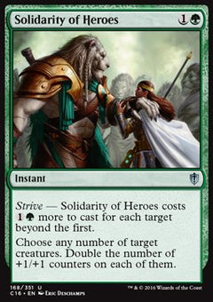 Solidarity of Heroes⁣ - Commander 2016⁣ (Uncommon)⁣ [168]