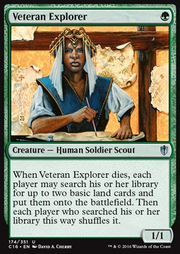 Veteran Explorer⁣ - Commander 2016⁣ (Uncommon)⁣ [174]
