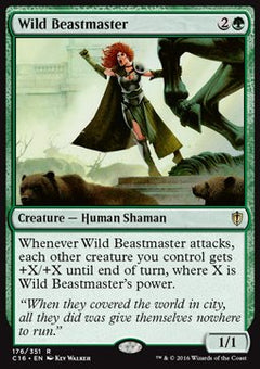 Wild Beastmaster⁣ - Commander 2016⁣ (Rare)⁣ [176]