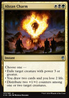 Abzan Charm⁣ - Commander 2016⁣ (Uncommon)⁣ [177]