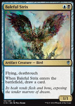 Baleful Strix⁣ - Commander 2016⁣ (Uncommon)⁣ [181]