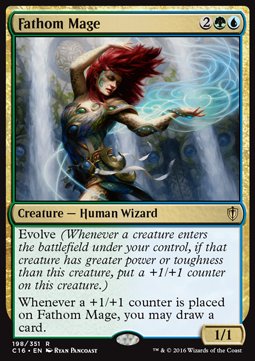 Fathom Mage⁣ - Commander 2016⁣ (Rare)⁣ [198]