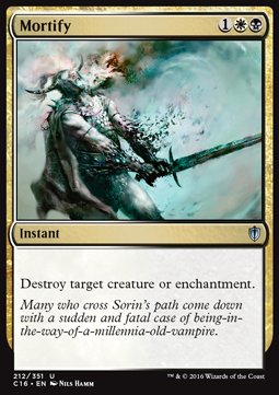 Mortify⁣ - Commander 2016⁣ (Uncommon)⁣ [212]