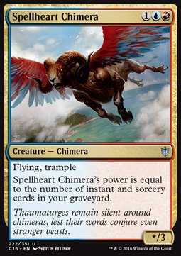 Spellheart Chimera⁣ - Commander 2016⁣ (Uncommon)⁣ [222]