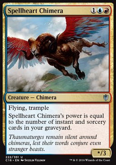 Spellheart Chimera⁣ - Commander 2016⁣ (Uncommon)⁣ [222]
