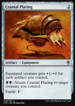 Cranial Plating⁣ - Commander 2016⁣ (Uncommon)⁣ [249]