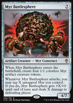 Myr Battlesphere⁣ - Commander 2016⁣ (Rare)⁣ [263]